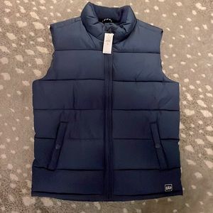 NWT Gap Kids Coldcontrol Max Puffer Vest - Size XL (14) - Navy Blue